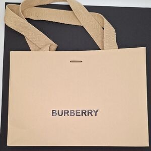 Burberry Tan Gift Bag